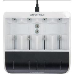 Akku-Ladegerät Comfort-Multi m.USB-Eingang 1,2V NiMH ANSMANN