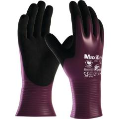 Chemiehandschuh MaxiDry® 56-426 Gr.8 lila/schwarz EN 388 PSA III ATG | 12 Stück