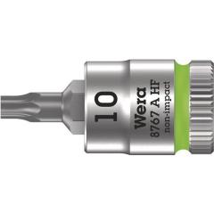 Steckschlüsseleinsatz 8767 A HF TORX® 1/4 Zoll T10 L.28mm WERA