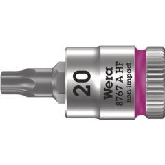 Steckschlüsseleinsatz 8767 A HF TORX® 1/4 Zoll T20 L.28mm WERA