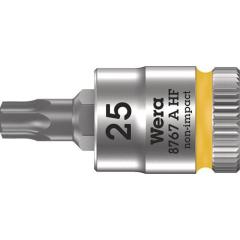 Steckschlüsseleinsatz 8767 A HF TORX® 1/4 Zoll T25 L.28mm WERA