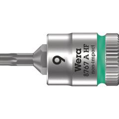 Steckschlüsseleinsatz 8767 A HF TORX® 1/4 Zoll T9 L.28mm WERA