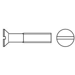 Senkschrauben DIN 963 4.8 | M 20 x 60 mm | 25 Stück