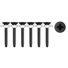 fischer Schnellbauschraube 3,5 x 25/21, PH2, Trompetenkopf, Stahl phosphatiert - 1000 Stück