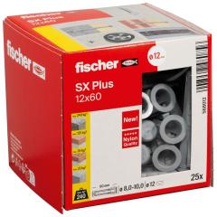 fischer Spreizdübel SX Plus 12 x 60 | 25 Stück