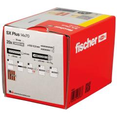 fischer Spreizdübel SX Plus 14 x 70 | 20 Stück