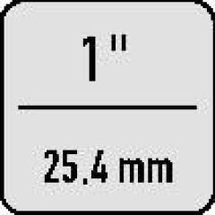 Kraftschraubereins.K 21 1 Zoll SW 55mm L.70mm GEDORE