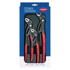 Zangensatz Cobra®-Paket Inh.3tlg.grau atram.Kunststofftiefziehteil KNIPEX