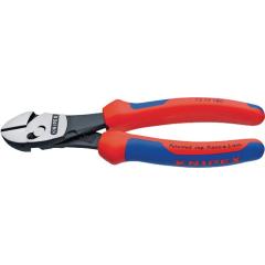 Hochleistungsseitenschneider TwinForce® L.180mm pol.Mehrkomp.-Hülle KNIPEX