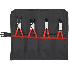 Sicherungsringzangensatz 4-tlg.in Rolltasche 19-60mm KNIPEX