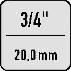 Kraftschraubersteckschlüsseleinsatz 745 3/4 Zoll i6-KT.SW 14mm L.62mm ASW