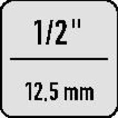 Steckschlüsseleinsatz 1/2 Zoll 6-kant SW 17mm L.40mm funkenfrei ENDRES TOOLS