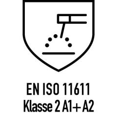 Schweißerhaube m.Klettverschluss blau EN ISO 11611:2015 Kl.1/A1+A2 WELDAS | 5 Stück