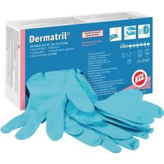 Einw.-Handsch.Dermatril 740 Gr.8 blau Nitril 100 St./Box