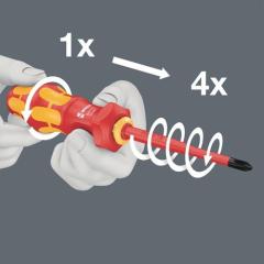 Handgriff 827 T i Kraftform Turbo f.WERA VDE Wechselkl.VDE isol.WERA