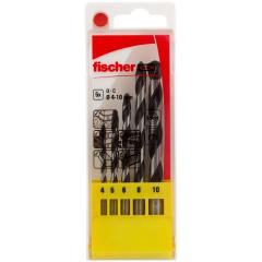 fischer - Betonbohrer D-C Set 4-10mm P (5-teilig)