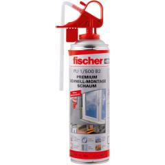 fischer 1K - Schnellmontageschaum PU 1 / 500 B2 | 12 Stück