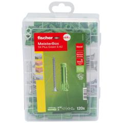 fischer Meister-Box Greenline Spreizdübel SX + A2 Schraube (120 Teile)